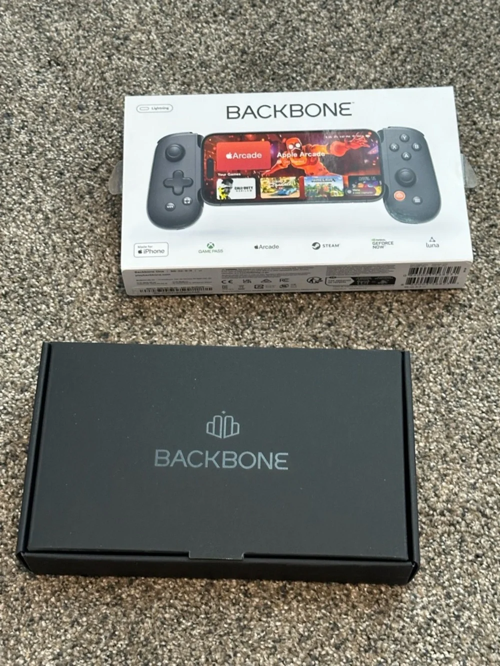 Backbone One Lightning Mobile Gaming Controller for iPhone Black NIB